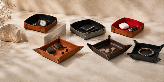 Leather Valet Trays: A Stylish Way to Organise Keys, Watches and Everyday Essentials