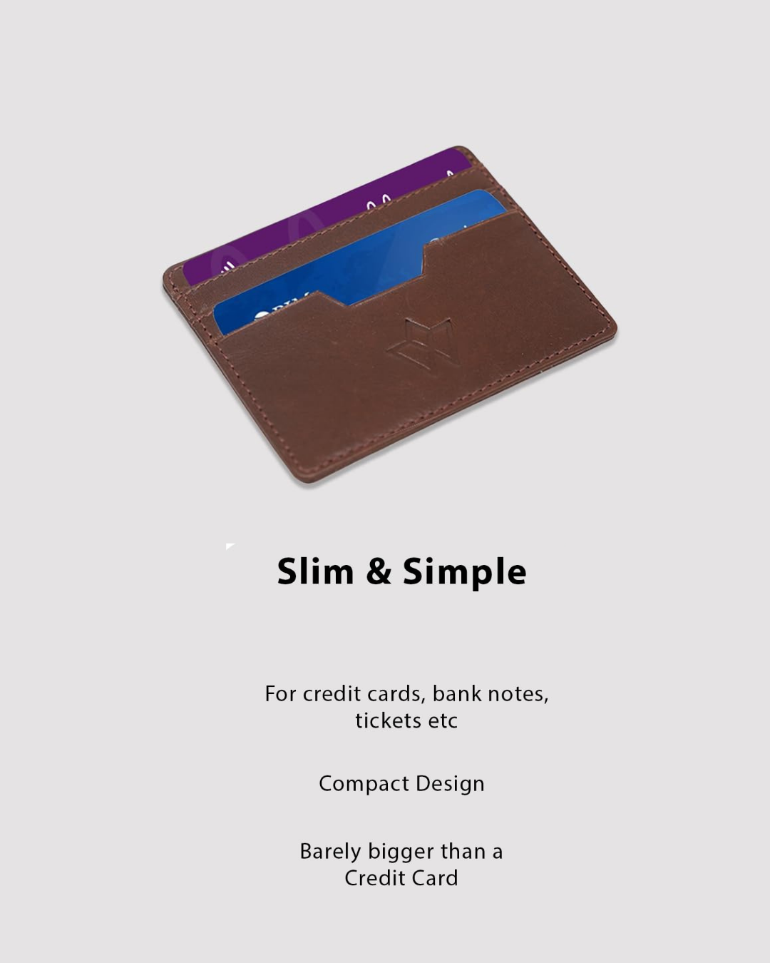 Leather Card Holder Slim