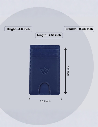 Unisex Leather Stick-on Card Holder