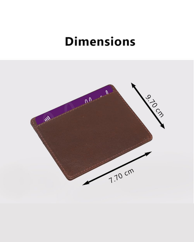 Leather Card Holder Slim