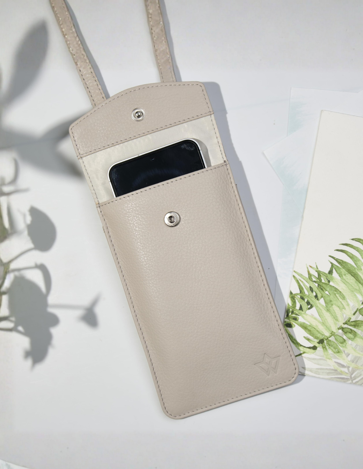 Genuine Leather Crossbody Phone Bag Sidekick