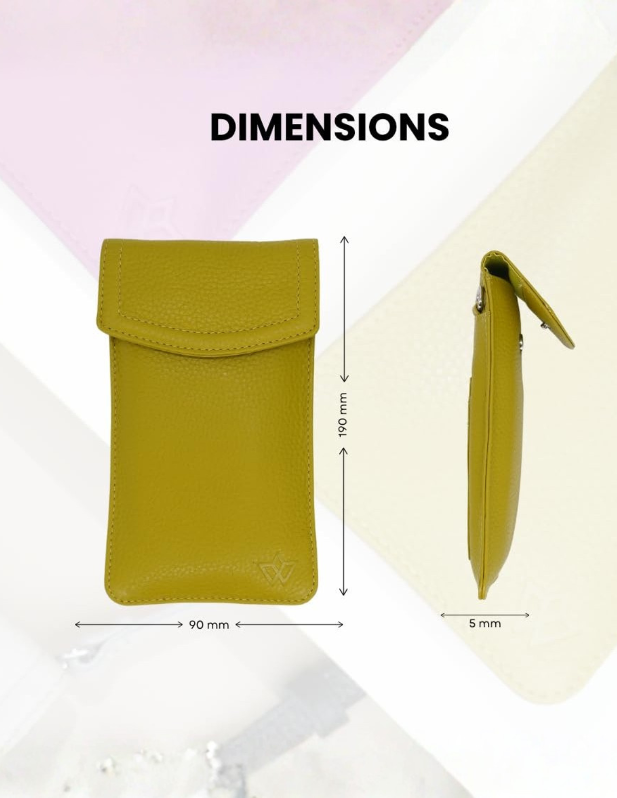 Genuine Leather Crossbody Phone Bag Sidekick