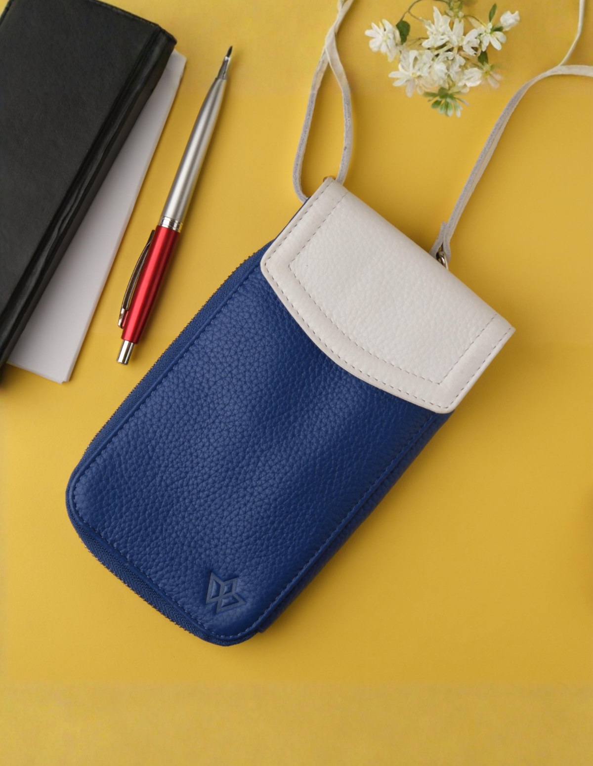 Genuine Leather Crossbody Phone Bag Sidekick Plus