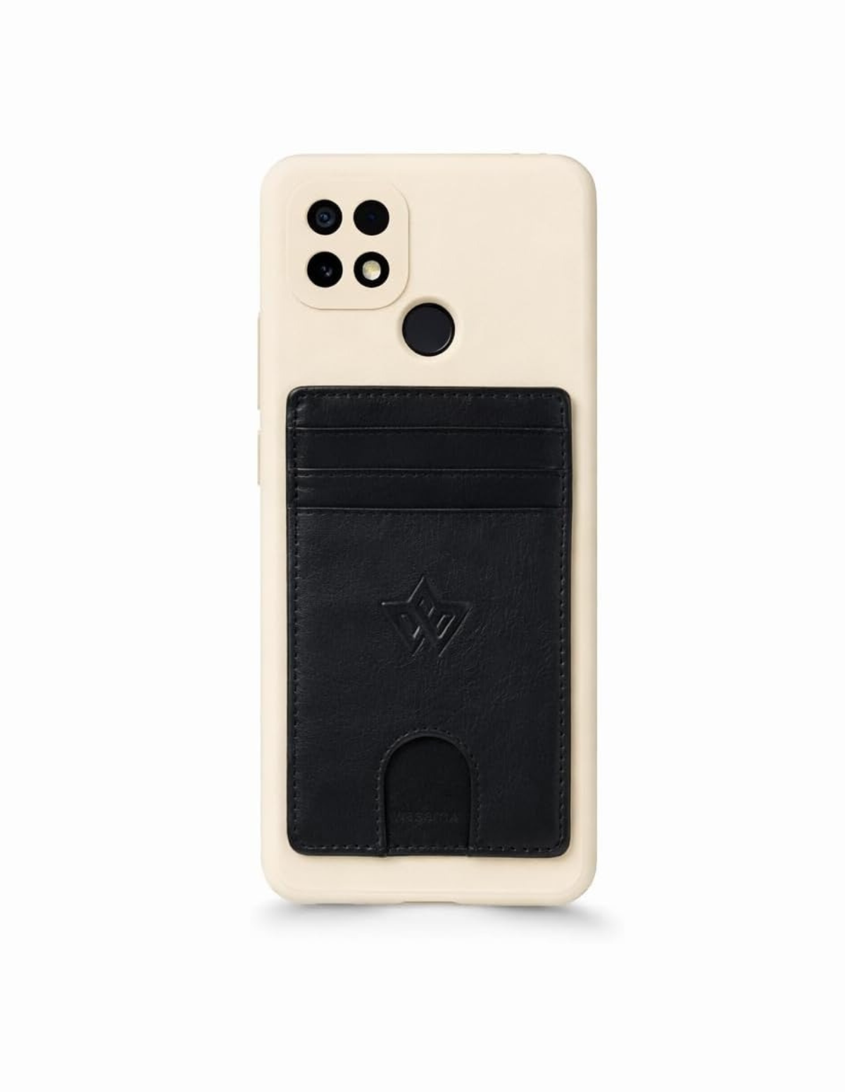 Unisex Leather Stick-on Card Holder