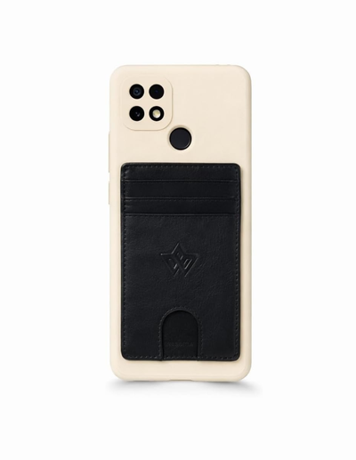 Unisex Leather Stick-on Card Holder