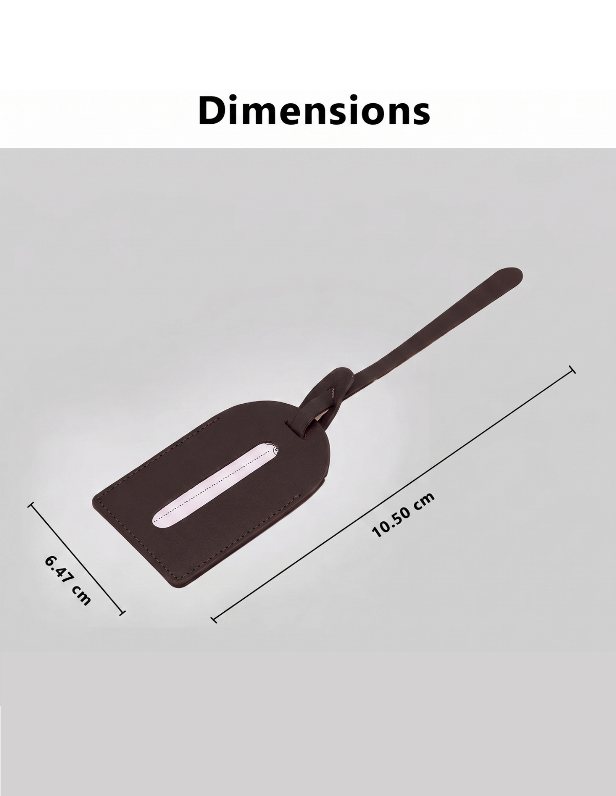 Genuine Leather Luggage Tag