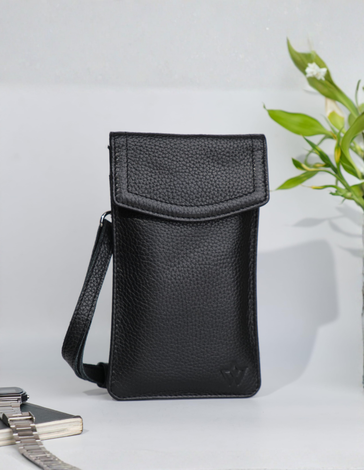 Genuine Leather Crossbody Phone Bag Sidekick