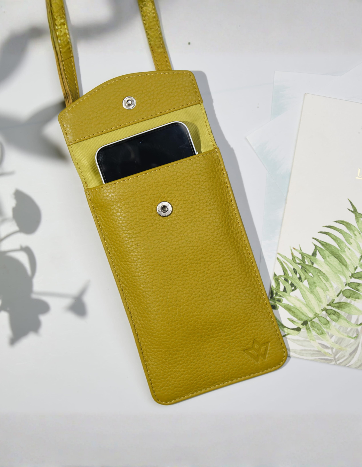 Genuine Leather Crossbody Phone Bag Sidekick