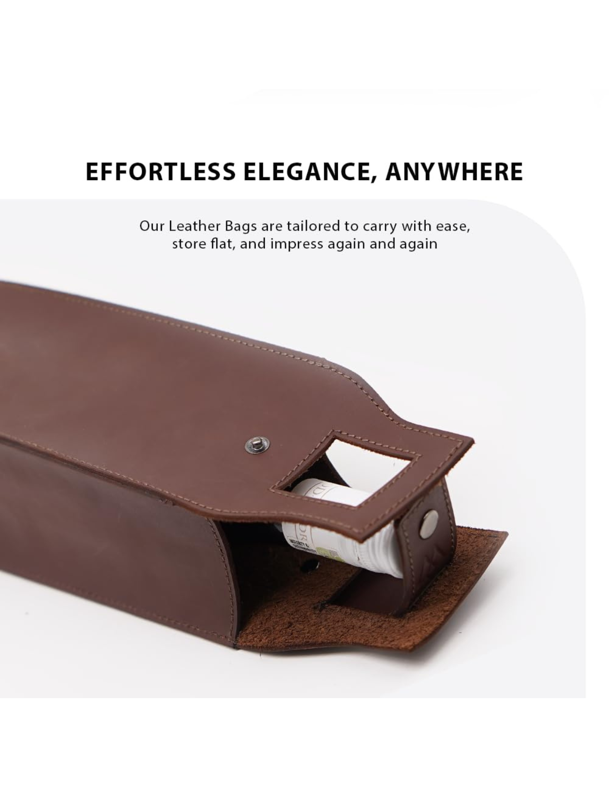 Leather Wine Bag