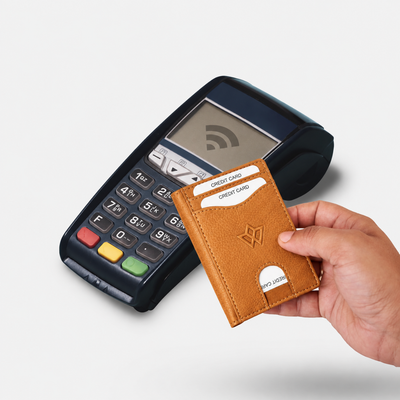Slim RFID Bifold Leather Card Holder