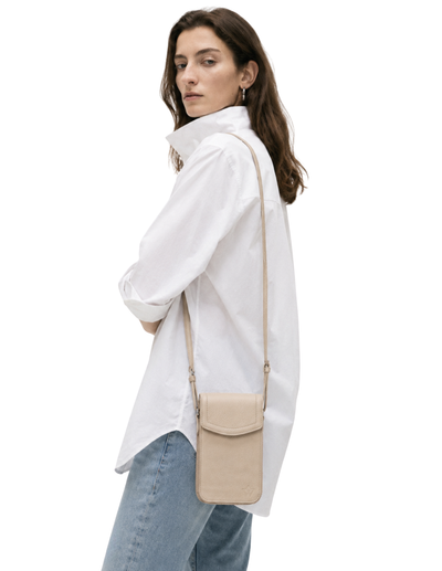 Genuine Leather Crossbody Phone Bag Sidekick