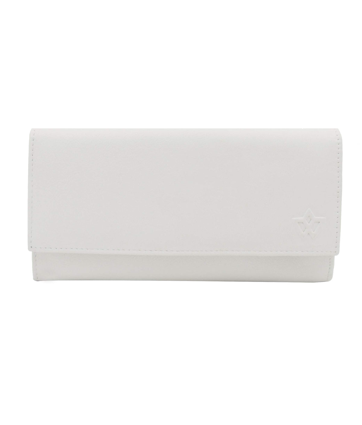 Genuine Leather Long Wallet for Women with Multiple Card Slots, Phone Compartment, Zipper Coin Pouch and RFID