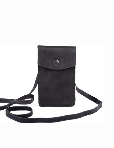 Genuine leather phone crossbody bag Colours Available (washed out look) | Travel, Sling, Festival, Holiday | RFID protection