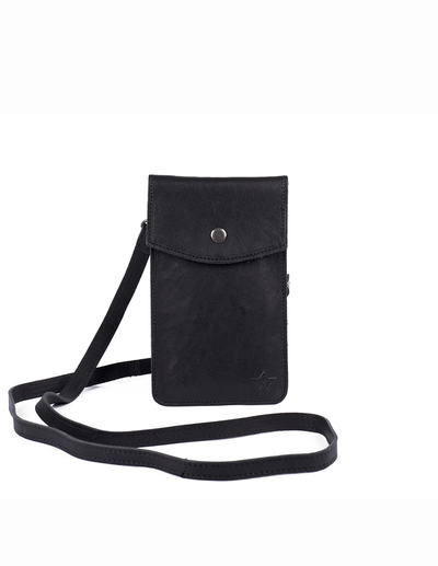 Genuine leather phone crossbody bag Colours Available (washed out look) | Travel, Sling, Festival, Holiday | RFID protection