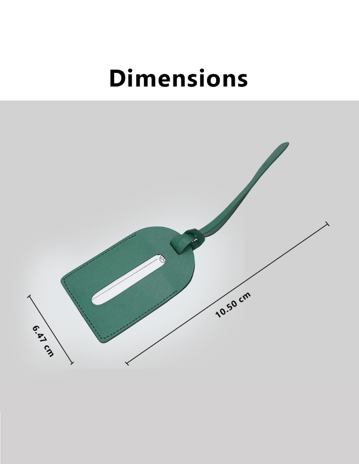 Genuine Leather Luggage Tag
