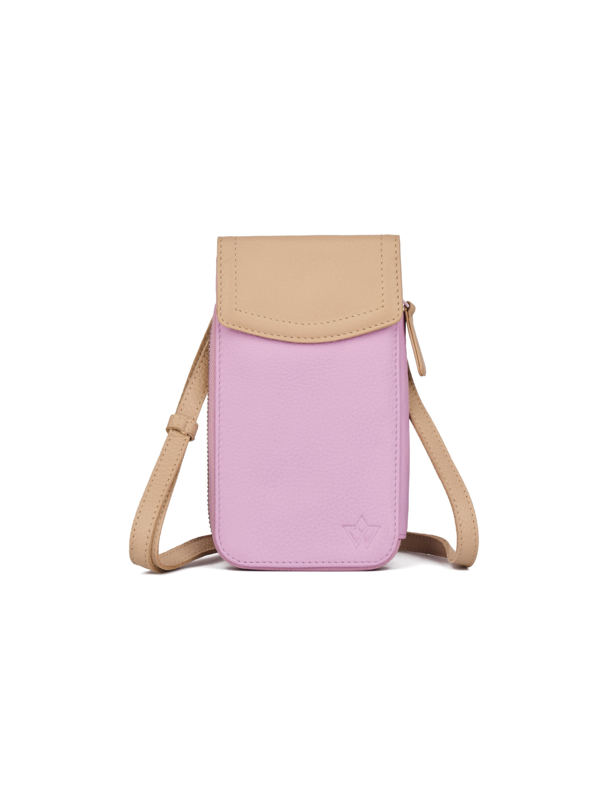 Genuine Leather Crossbody Phone Bag Sidekick Plus