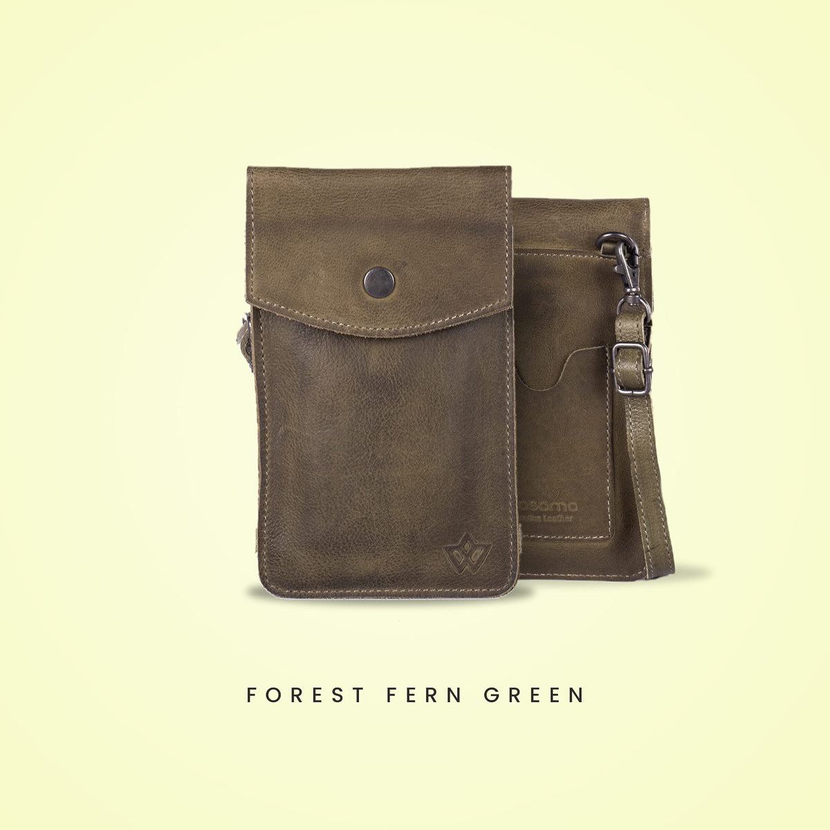 Genuine leather phone crossbody bag Colours Available (washed out look) | Travel, Sling, Festival, Holiday | RFID protection