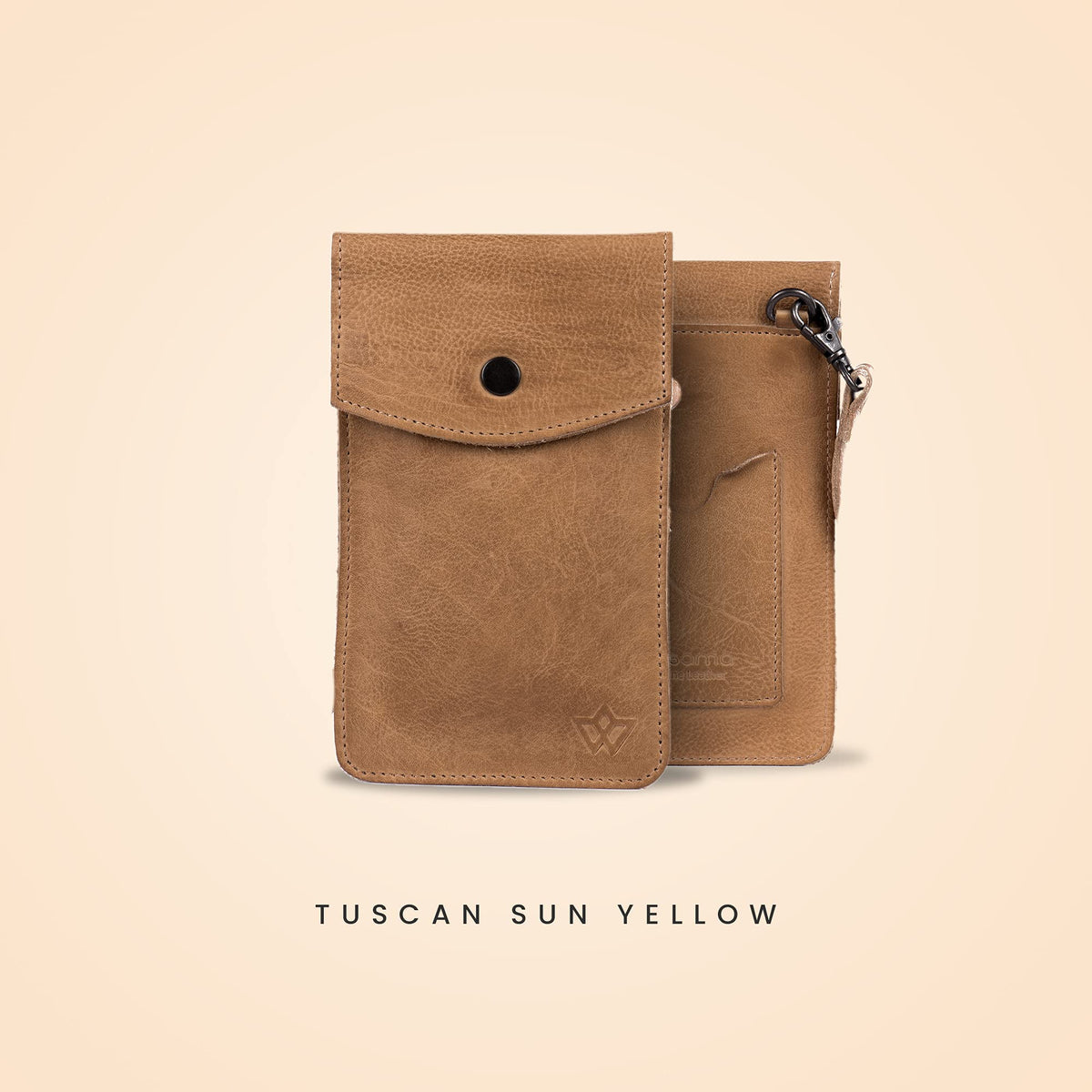 Genuine leather phone crossbody bag Colours Available (washed out look) | Travel, Sling, Festival, Holiday | RFID protection