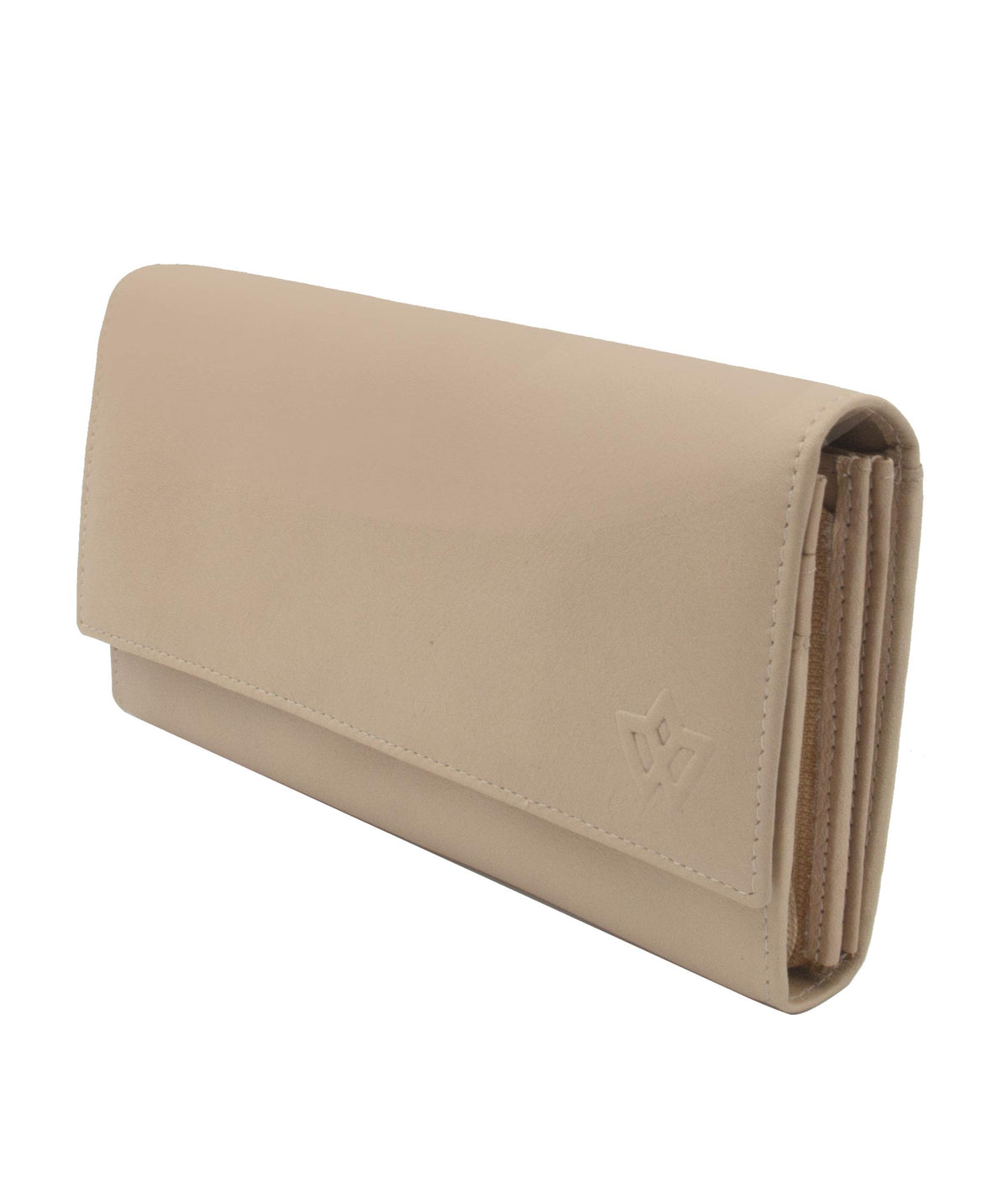 Genuine Leather Long Wallet for Women with Multiple Card Slots, Phone Compartment, Zipper Coin Pouch and RFID