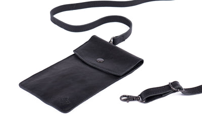 Genuine leather phone crossbody bag Colours Available (washed out look) | Travel, Sling, Festival, Holiday | RFID protection