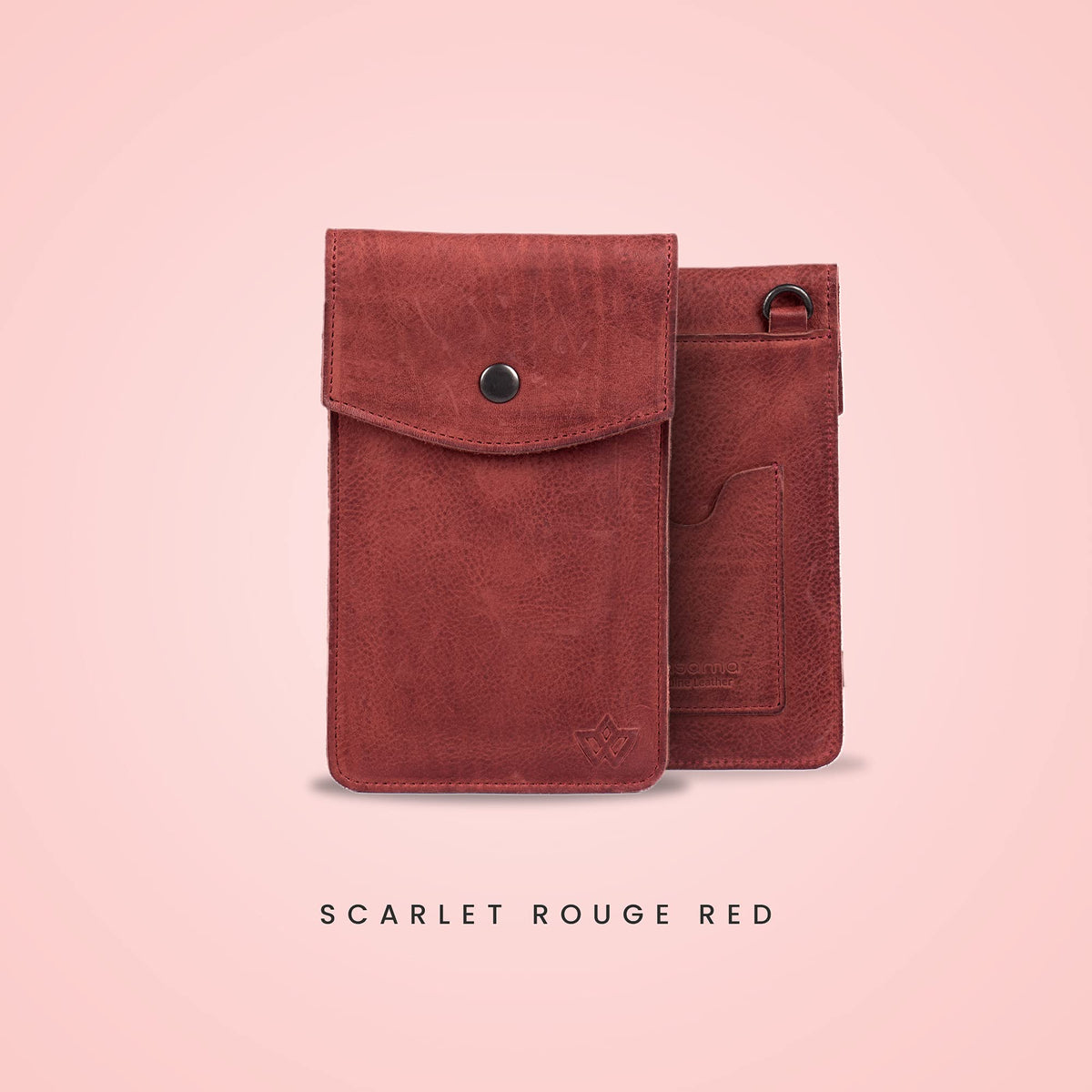 Genuine leather phone crossbody bag Colours Available (washed out look) | Travel, Sling, Festival, Holiday | RFID protection