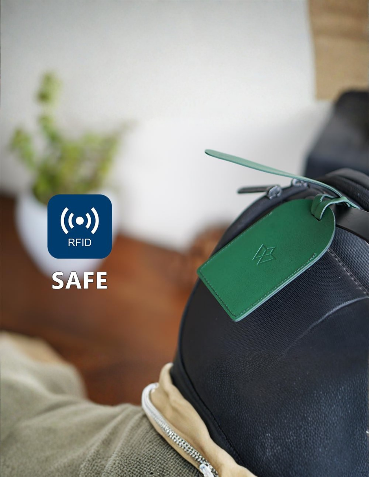 Genuine Leather Luggage Tag