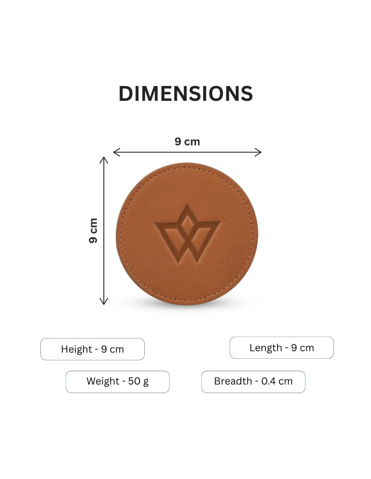 Genuine Leather Coasters