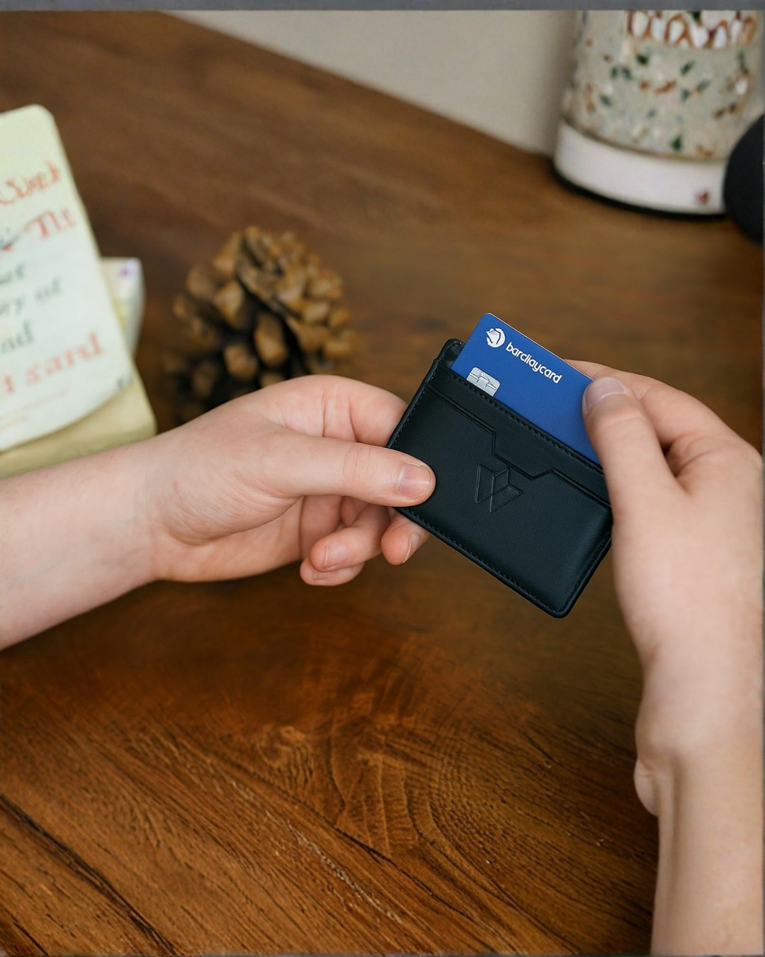 Leather Card Holder Slim