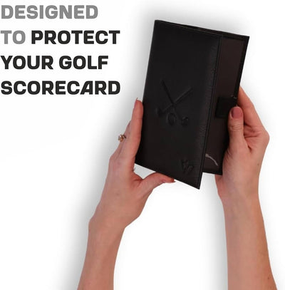 Golf Score Card and Tee Holder