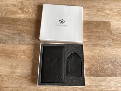 Golf Score Card and Tee Holder