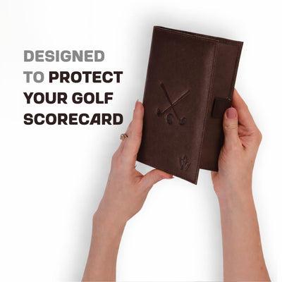 Golf Score Card and Tee Holder