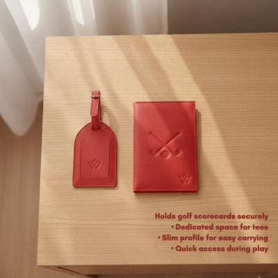 Golf Score Card and Tee Holder