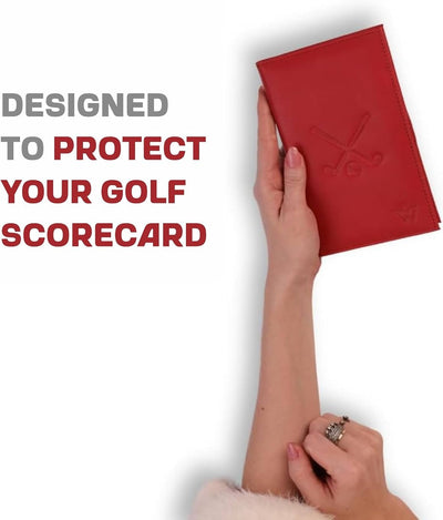 Golf Score Card and Tee Holder