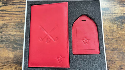 Golf Score Card and Tee Holder