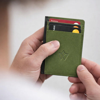 Genuine Leather Card Holder | Slim & Minimalist Wallet with 7 Slot Design