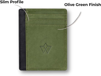 Genuine Leather Card Holder | Slim & Minimalist Wallet with 7 Slot Design