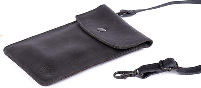 Genuine leather phone crossbody bag Colours Available (washed out look) | Travel, Sling, Festival, Holiday | RFID protection