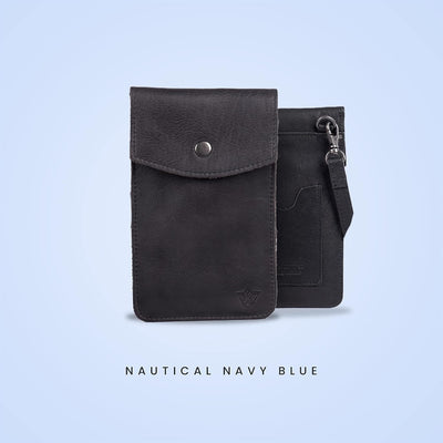 Genuine leather phone crossbody bag Colours Available (washed out look) | Travel, Sling, Festival, Holiday | RFID protection
