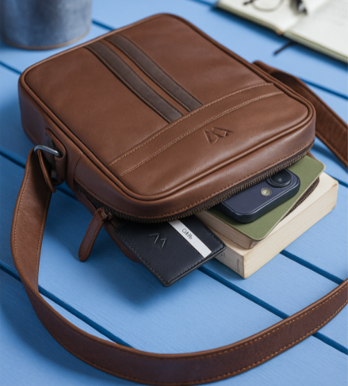 leather messenger bag