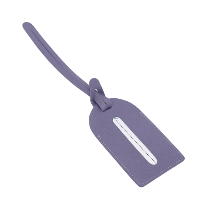 Leather Luggage Tag | Ashen Mist