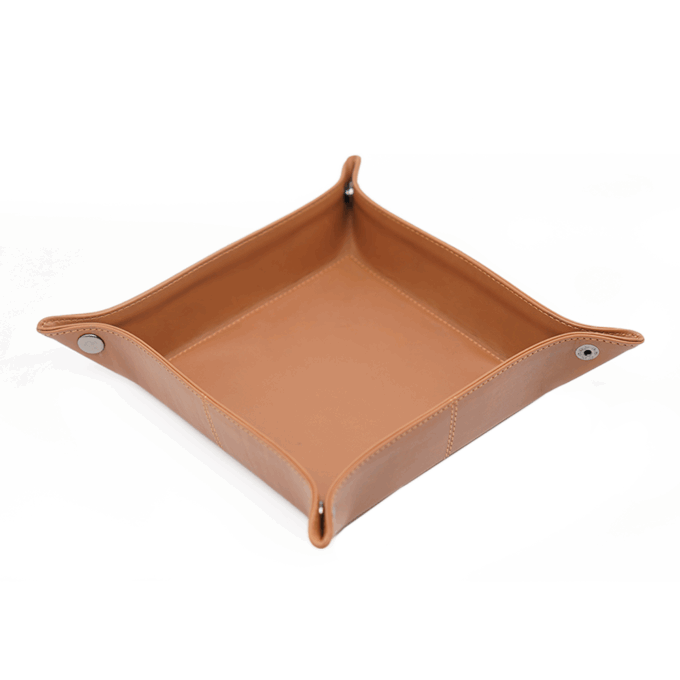 Leather Vale Tray | Vintage Chestnut
