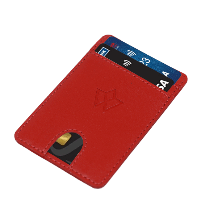 2 Slot Stick on Card Holder | Crimson Flame