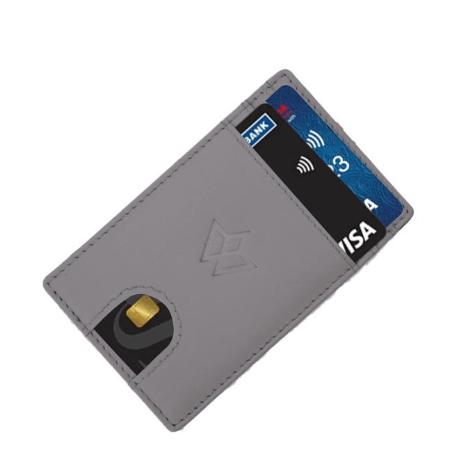 2 Slot Stick on Card Holder | Ashen Mist