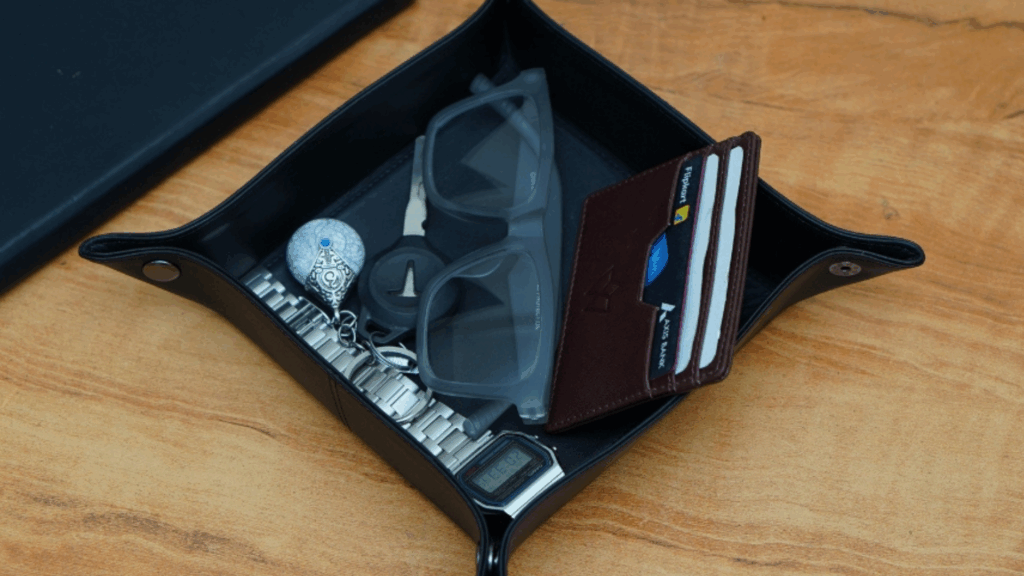 Leather Valet Tray