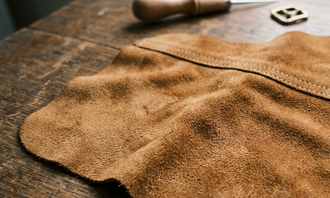 Suede leather