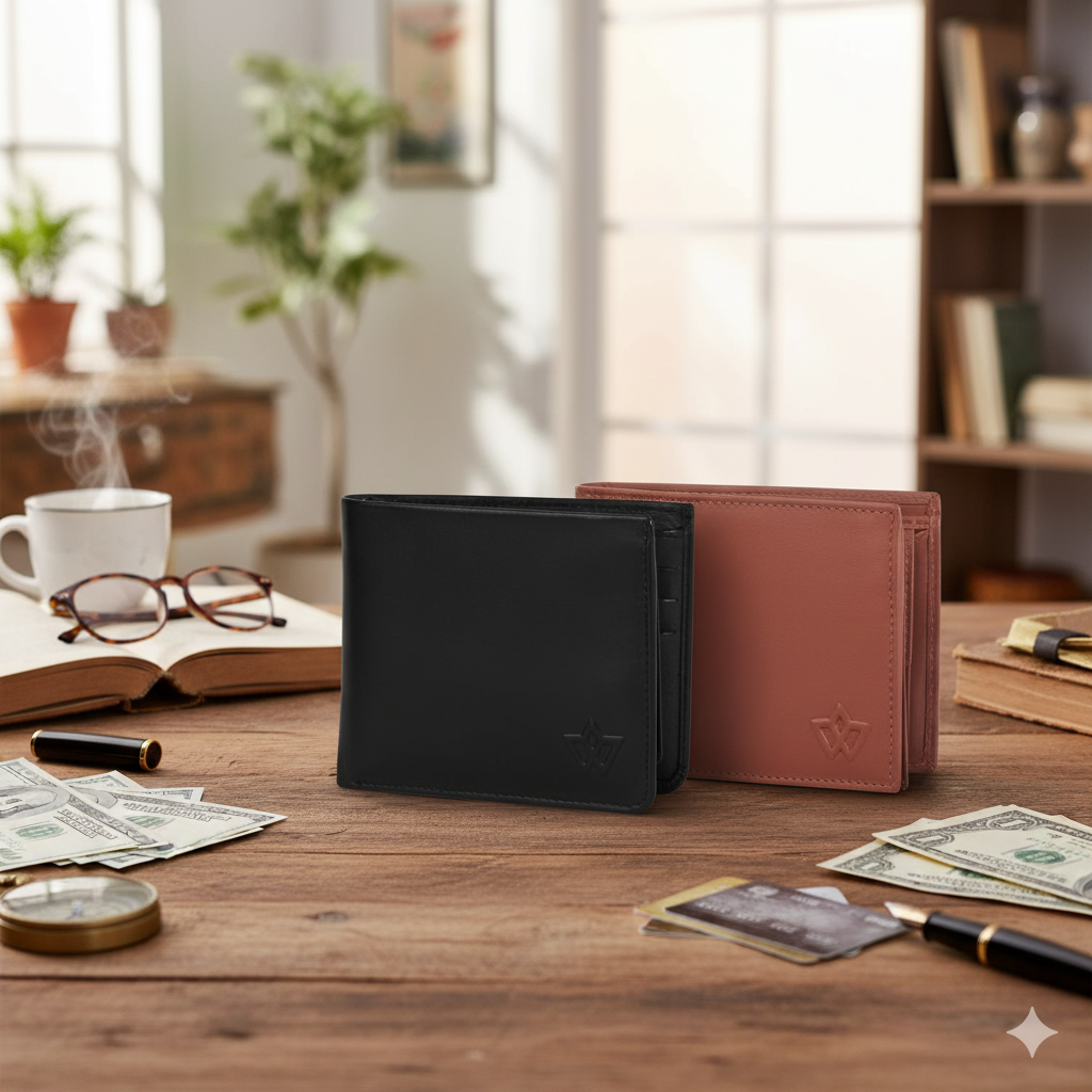 leather wallet as christmas gift