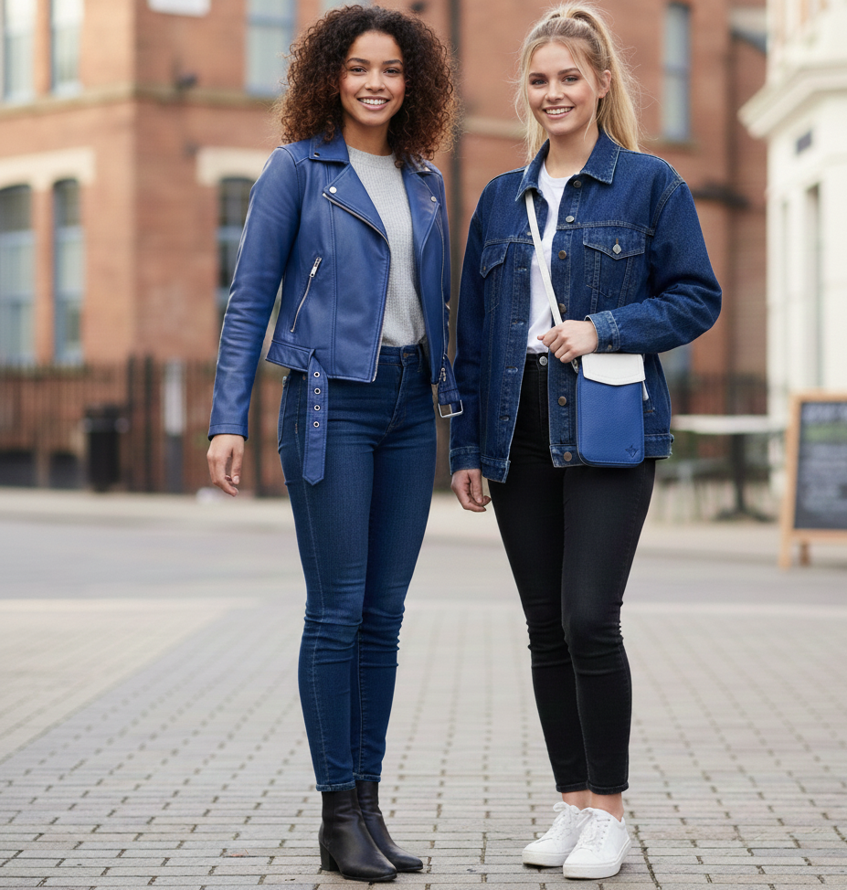 Blue among leather colors as a Contemporary Statement in Leather 