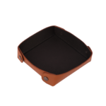 Leather valet Tray by Wasama (Tan-Black)
