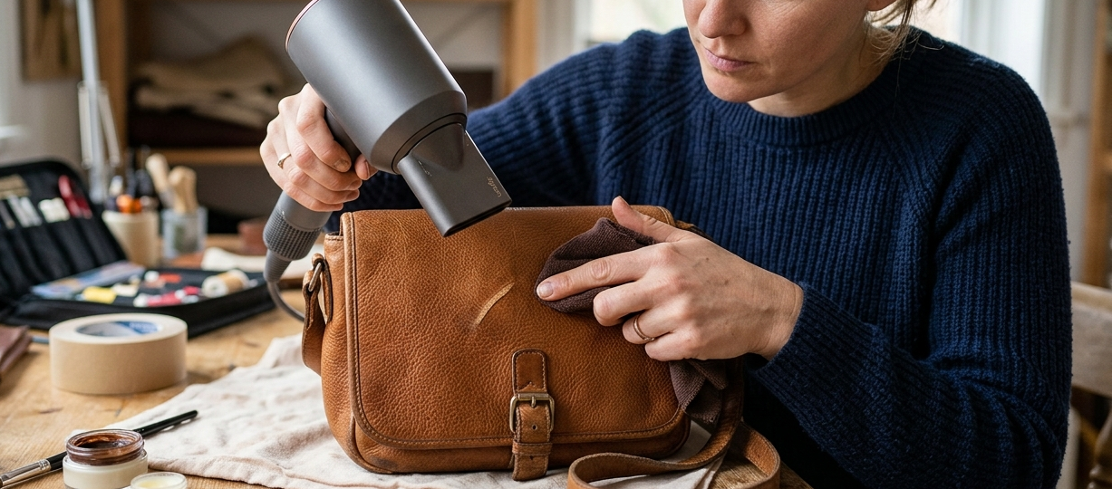 how to fix a scratched leather 