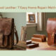 How to Fix Scratched Leather